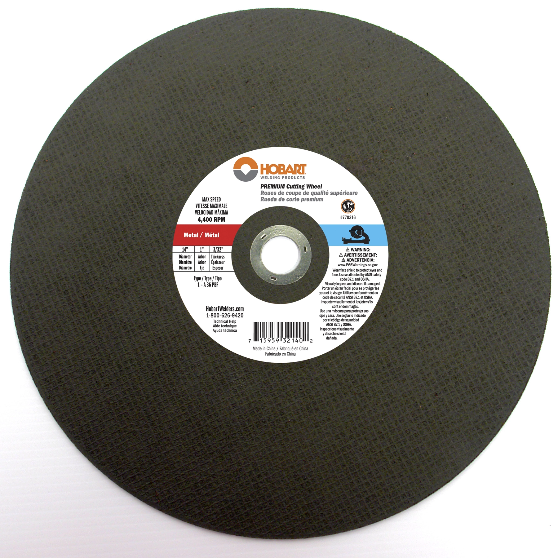 770316 14in cutting wheel