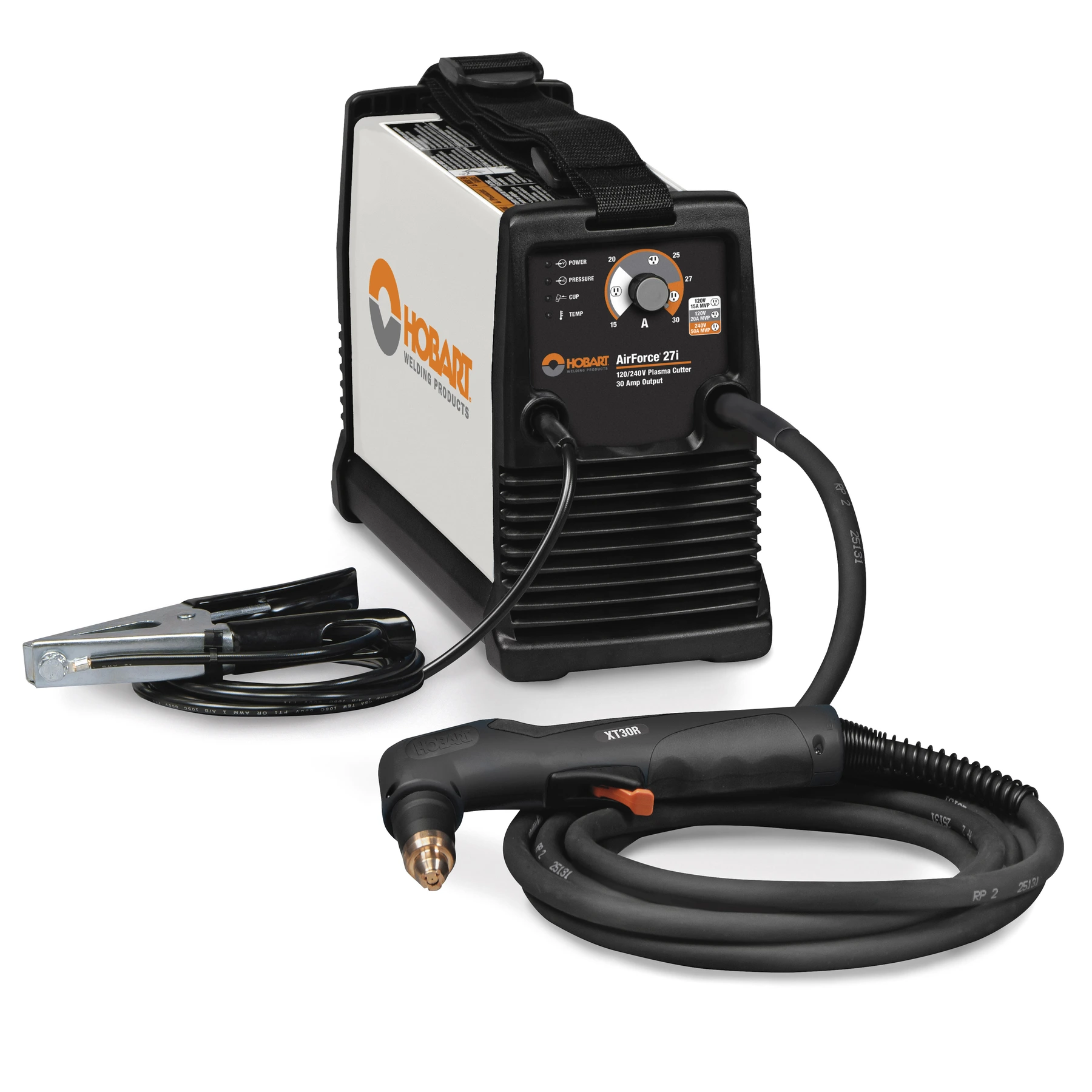 Hobart Welding Products AirForce 27i Plasma Cutting Machine Front 3/4 right view