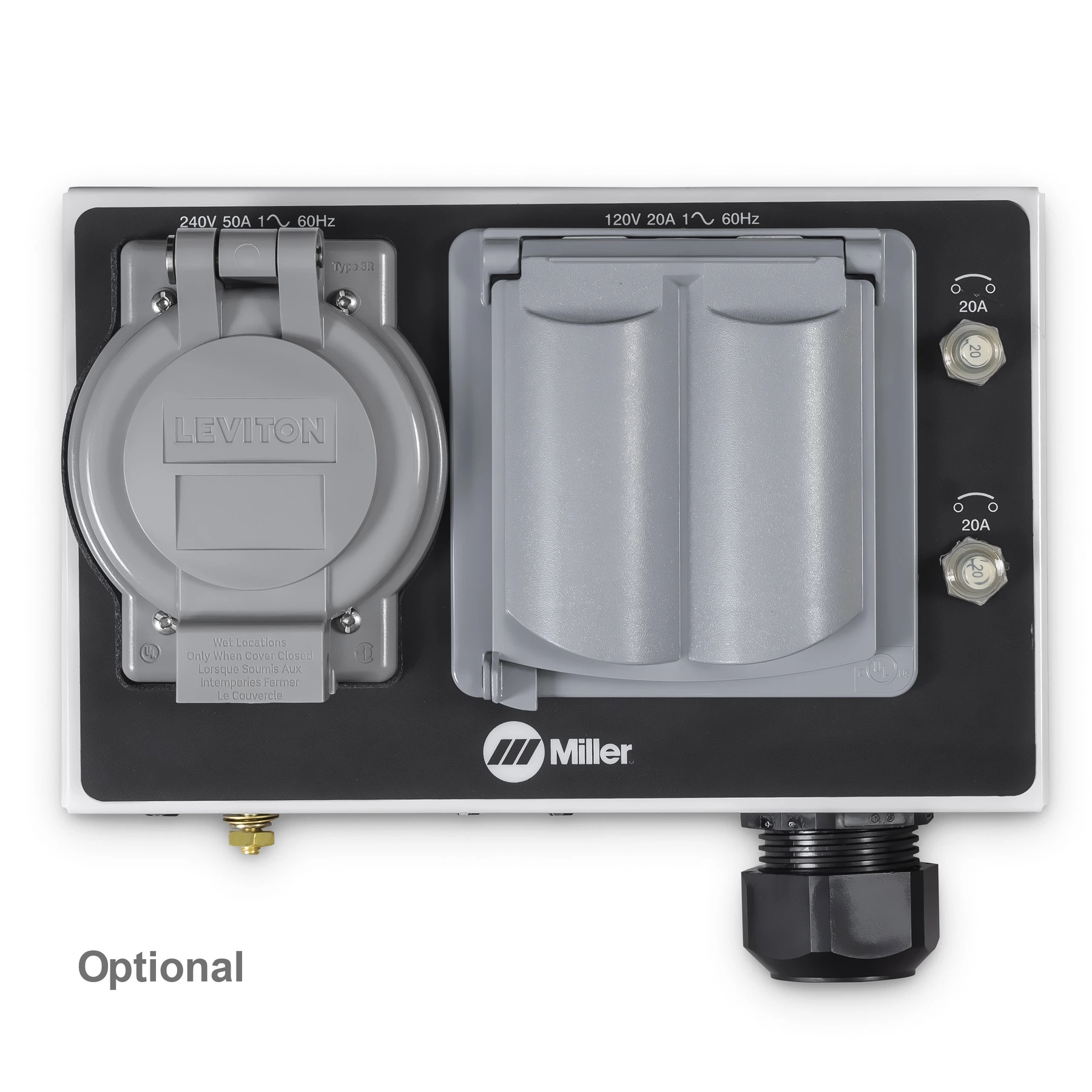 その他 TrySail LiveBD Engine Drive Remote Auxiliary Power Panel | MillerWelds