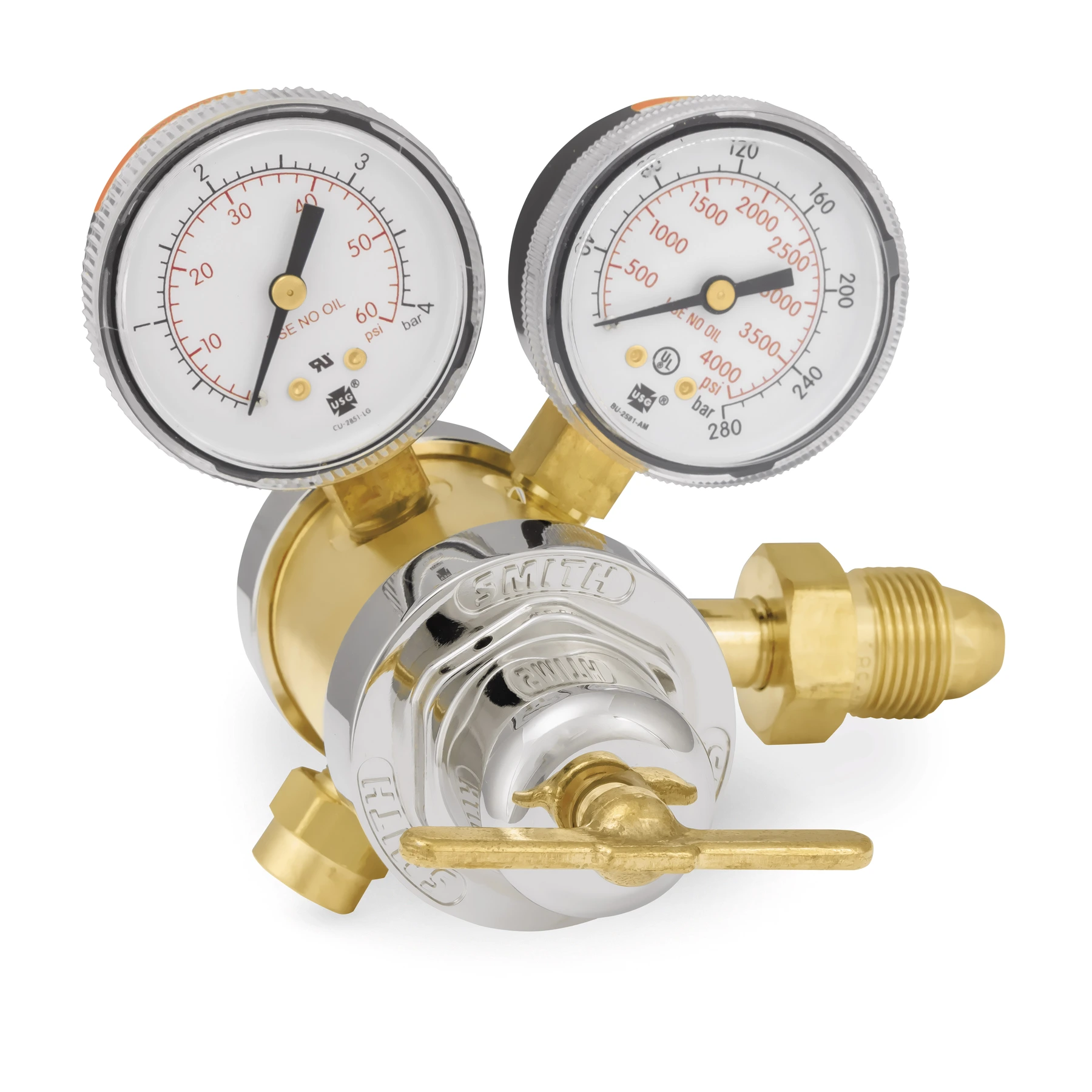 Series 35™ Medium-Duty Two Stage Inert Regulator, 0-50 PSIG