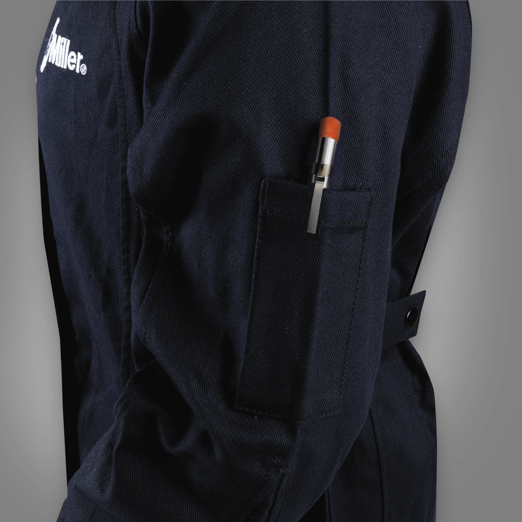 Women's Cloth Welding Jacket Detail Pen Pocket