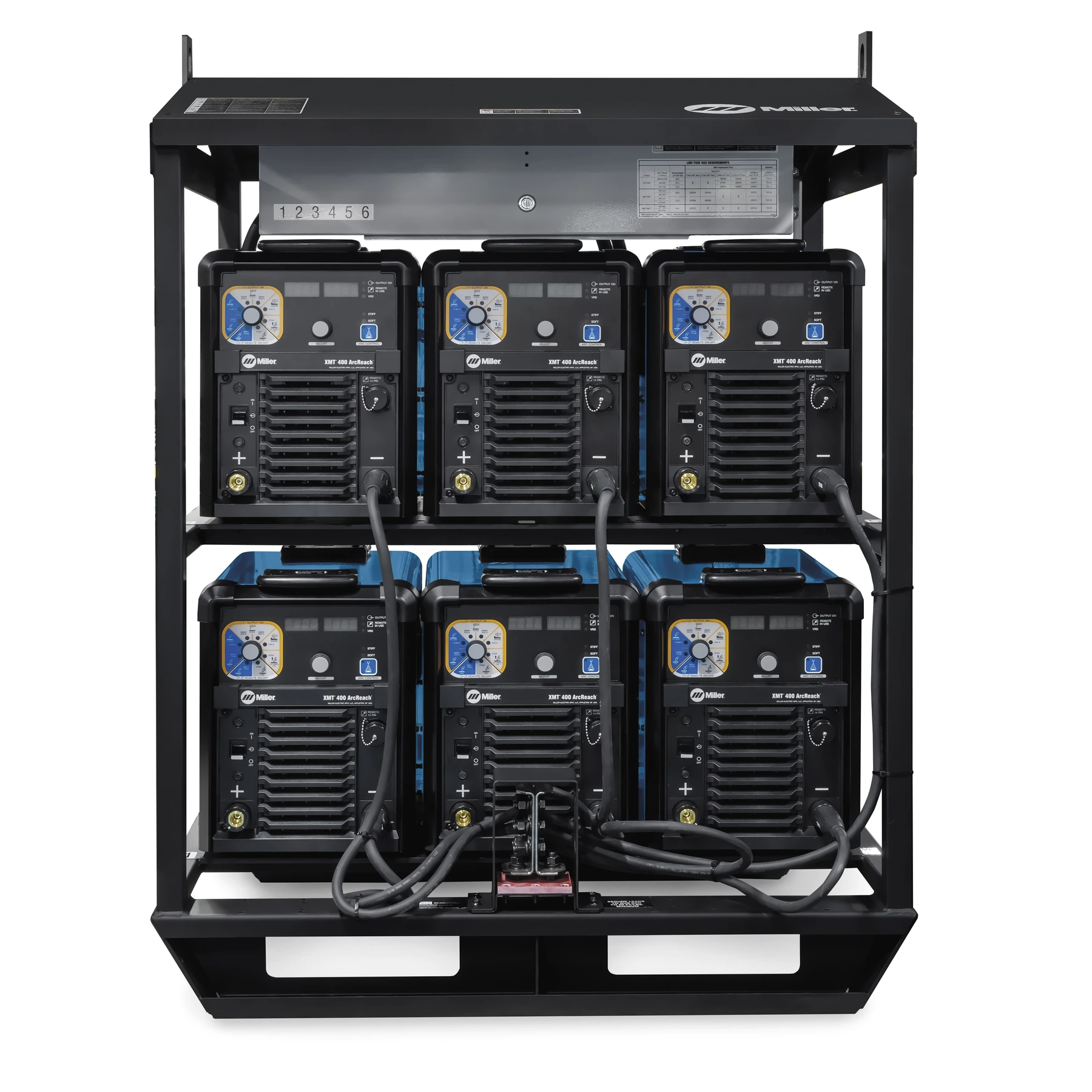 XMT® 400 460/575V ArcReach® 6-Pack Rack Tweco® | MillerWelds