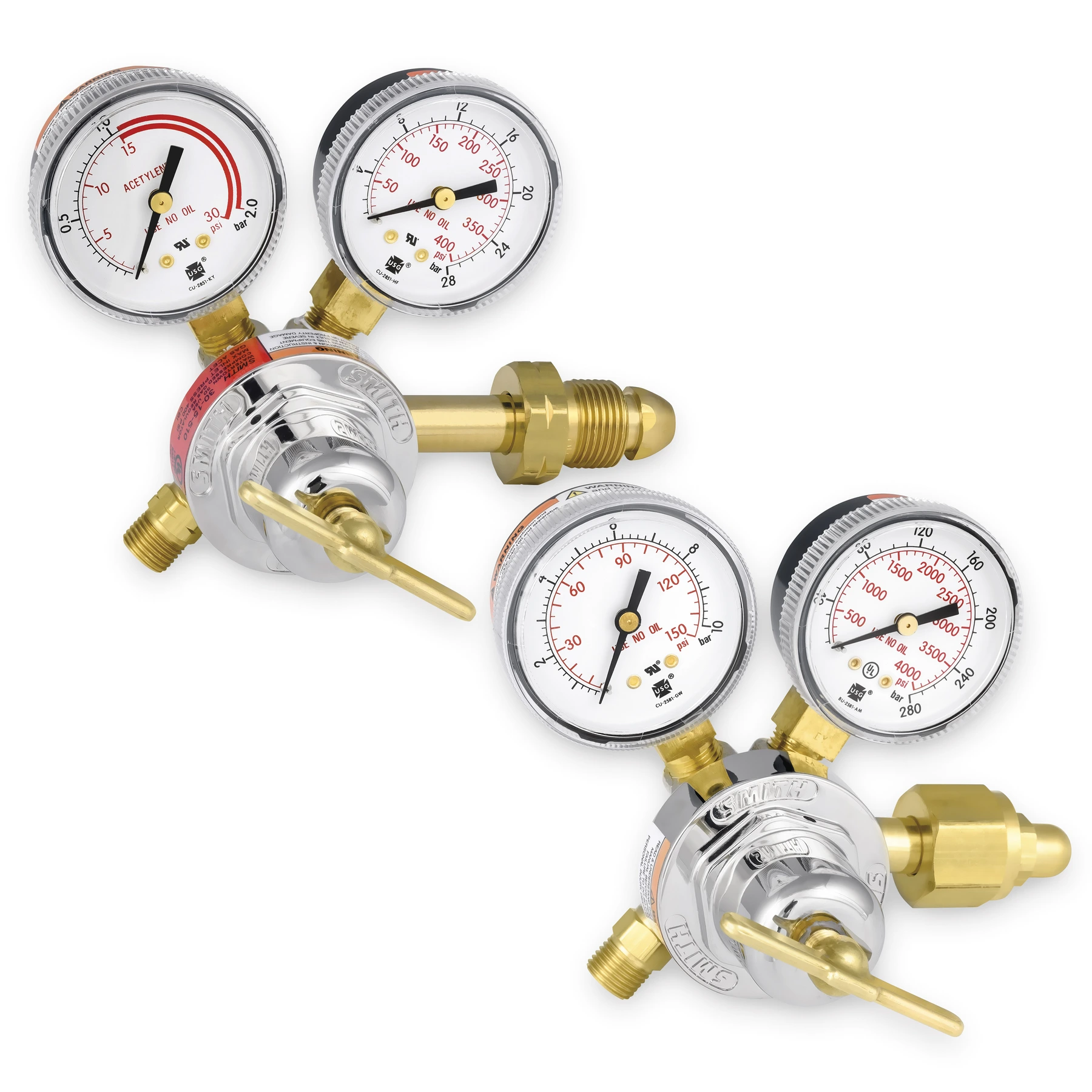 Series 30™ Oxygen and Acetylene Regulator Twin Pack, CGA 540 / 510