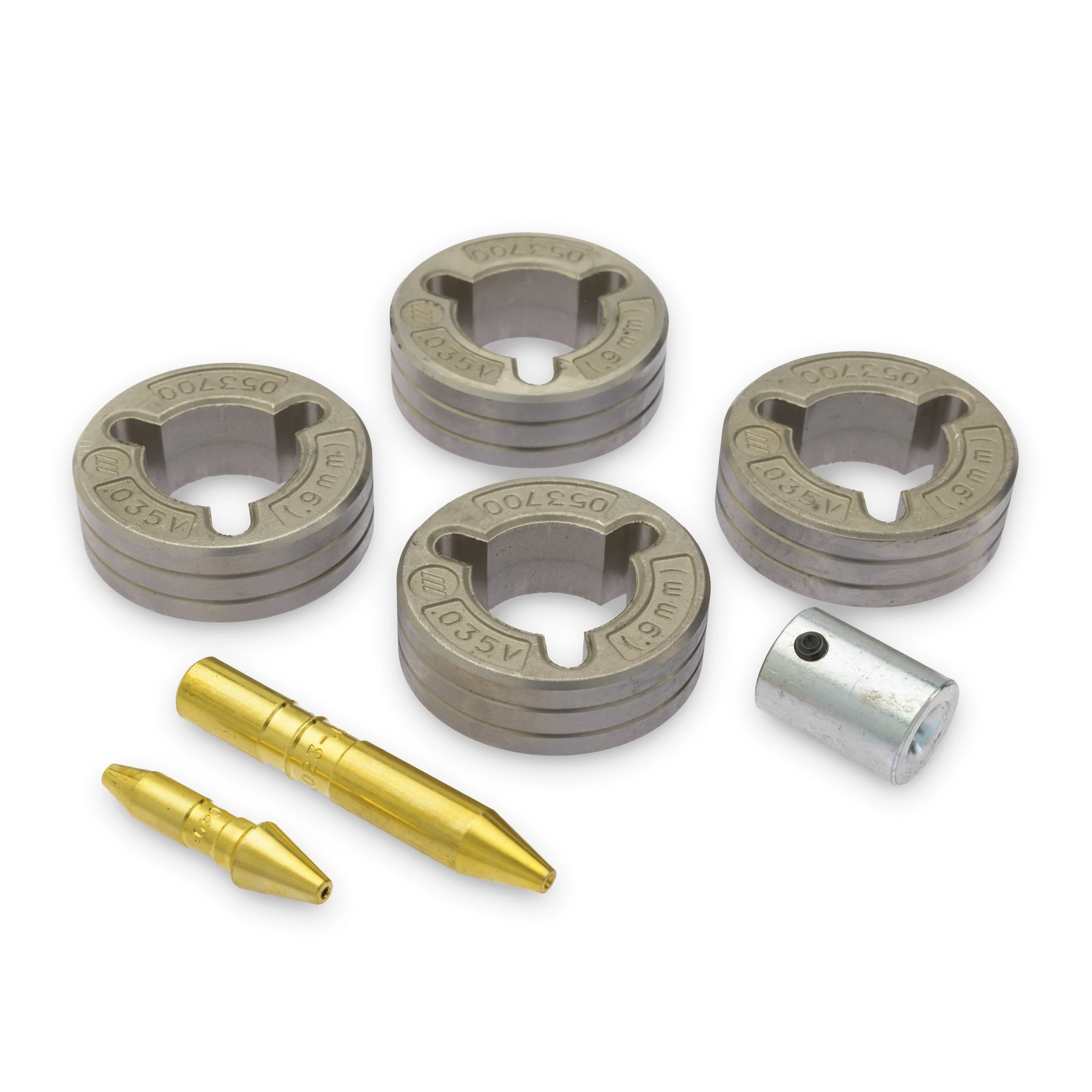 60/70 Series Drive Roll Kit, .035 V-GR 4 Rolls | MillerWelds