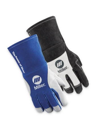 Classic MIG Gloves, Cow and Pig Split Leather, L (pair) | MillerWelds